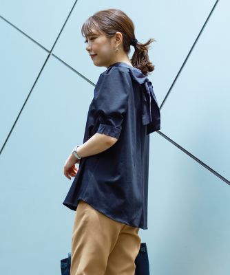 《Ｍａｇｌｉｅ　ｐａｒ　ｅｆ－ｄｅ》ボウタイカットソー（５１２２１９０００９）