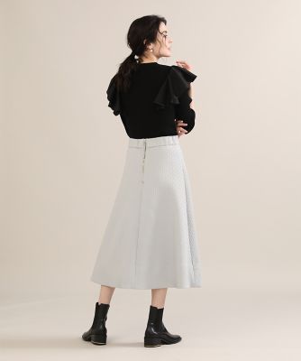 《大きいサイズ》キルティング風フレアスカート《Ｍａｇｌｉｅ　ｐａｒ　ｅｆ－ｄｅ》（５１２３１５２８０２）