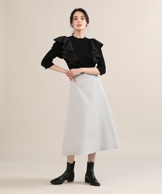 《大きいサイズ》キルティング風フレアスカート《Ｍａｇｌｉｅ　ｐａｒ　ｅｆ－ｄｅ》（５１２３１５２８０２）