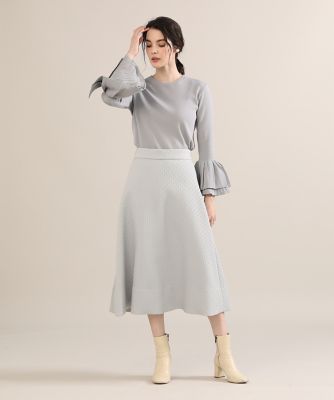 《大きいサイズ》キルティング風フレアスカート《Ｍａｇｌｉｅ　ｐａｒ　ｅｆ－ｄｅ》（５１２３１５２８０２）