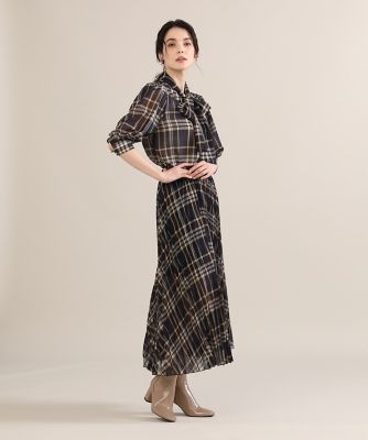 《大きいサイズ》チェックプリーツスカート《Ｍａｇｌｉｅ　ｐａｒ　ｅｆ－ｄｅ》（５１２３１５２８０３）