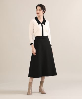 《大きいサイズ》衿付き配色ニット《Ｍａｇｌｉｅ　ｐａｒ　ｅｆ－ｄｅ》（５１２３１７０８１１）