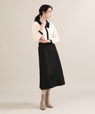《大きいサイズ》衿付き配色ニット《Ｍａｇｌｉｅ　ｐａｒ　ｅｆ－ｄｅ》（５１２３１７０８１１）