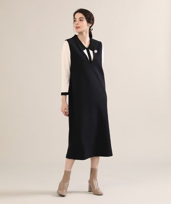 《大きいサイズ》衿付き配色ニット《Ｍａｇｌｉｅ　ｐａｒ　ｅｆ－ｄｅ》（５１２３１７０８１１）