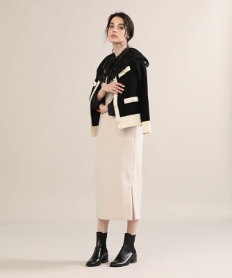 《大きいサイズ》刺繍衿ブラウス《Ｍａｇｌｉｅ　ＷＨＩＴＥ》（５１２３１８２１０１）