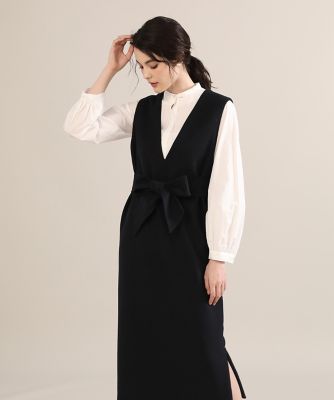 《大きいサイズ》刺繍衿ブラウス《Ｍａｇｌｉｅ　ＷＨＩＴＥ》（５１２３１８２１０１）