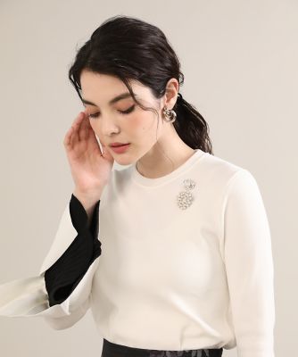 《Ｍａｇｌｉｅ　ｐａｒ　ｅｆ－ｄｅ》バラ型ミニブローチ（５１２３２９５６０１）