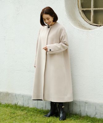 《Ｍ　Ｍａｇｌｉｅ　ｌｅ　ｃａｓｓｅｔｔｏ×冨張愛》配色ボタンドレスコート（５１２４１１１２０３）