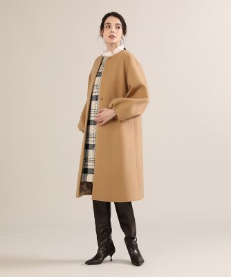 《大きいサイズ》ボリュームスリーブジップコート《Ｓｕｐｅｒ１１０’ｓ　Ｗｏｏｌ》《Ｍａｇｌｉｅ　ｐａｒ　ｅｆ－ｄｅ》（５１２４１１１８０１）