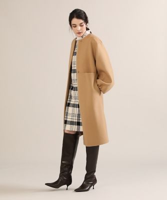 《大きいサイズ》ボリュームスリーブジップコート《Ｓｕｐｅｒ１１０’ｓ　Ｗｏｏｌ》《Ｍａｇｌｉｅ　ｐａｒ　ｅｆ－ｄｅ》（５１２４１１１８０１）
