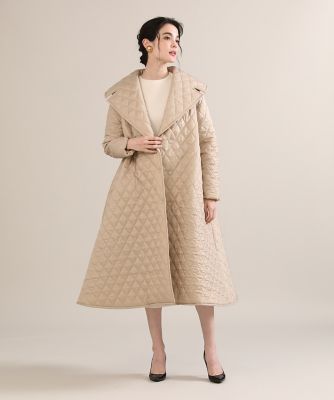 《Ｍａｇｌｉｅ　ｐａｒ　ｅｆ－ｄｅ》テントラインキルティングコート（５１２４１１４００１）