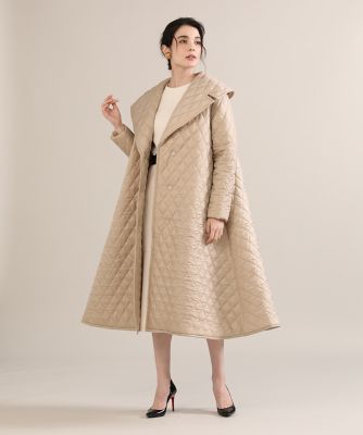 《Ｍａｇｌｉｅ　ｐａｒ　ｅｆ－ｄｅ》テントラインキルティングコート（５１２４１１４００１）
