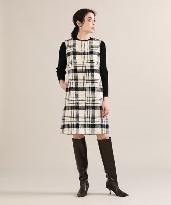 《Ｍａｇｌｉｅ　ｐａｒ　ｅｆ－ｄｅ》ビッグチェックワンピース（５１２４１２１００７）