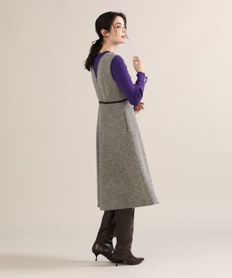《大きいサイズ》ボンディングジャンパースカート《Ｍａｇｌｉｅ　ｐａｒ　ｅｆ－ｄｅ》（５１２４１２１８０５）