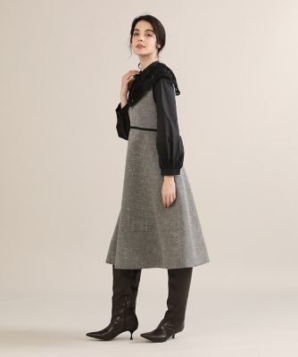 《大きいサイズ》ボンディングジャンパースカート《Ｍａｇｌｉｅ　ｐａｒ　ｅｆ－ｄｅ》（５１２４１２１８０５）