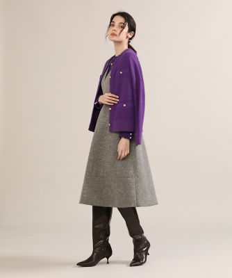 《大きいサイズ》ボンディングジャンパースカート《Ｍａｇｌｉｅ　ｐａｒ　ｅｆ－ｄｅ》（５１２４１２１８０５）