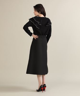 【Maglie par ef-de】スカラップデザインスカート Maglie par ef－de》スカラップデザインスカート