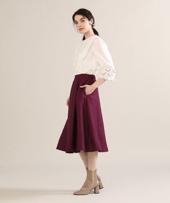 《大きいサイズ》ふくれジャガードスカート《Ｍａｇｌｉｅ　ｐａｒ　ｅｆ－ｄｅ》（５１２４１５２８０４）