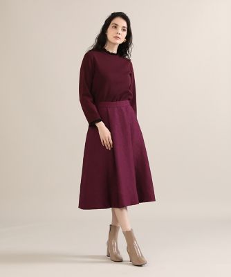 《大きいサイズ》ふくれジャガードスカート《Ｍａｇｌｉｅ　ｐａｒ　ｅｆ－ｄｅ》（５１２４１５２８０４）