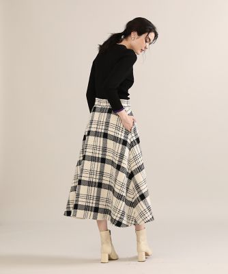 《大きいサイズ》ビッグチェックスカート《Ｍａｇｌｉｅ　ｐａｒ　ｅｆ－ｄｅ》（５１２４１５２８０７）