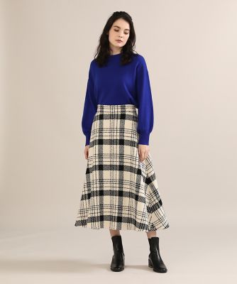 《大きいサイズ》ビッグチェックスカート《Ｍａｇｌｉｅ　ｐａｒ　ｅｆ－ｄｅ》（５１２４１５２８０７）