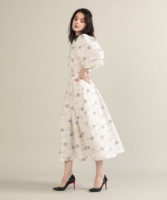 《大きいサイズ》フラワージャガードスカート《Ｍａｇｌｉｅ　ｐａｒ　ｅｆ－ｄｅ》（５１２４１５２８０９）