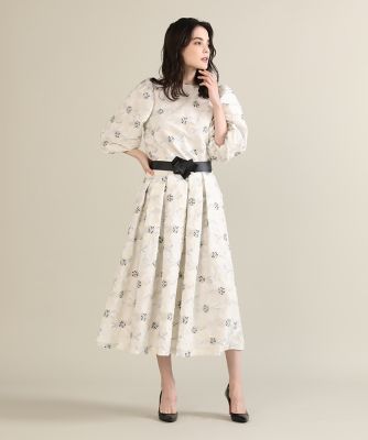 《大きいサイズ》フラワージャガードスカート《Ｍａｇｌｉｅ　ｐａｒ　ｅｆ－ｄｅ》（５１２４１５２８０９）