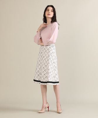 《Ｍａｇｌｉｅ　ｐａｒ　ｅｆ－ｄｅ》スパンコールビジューニット（５１２４１７００１４）