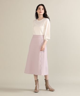 《Ｍａｇｌｉｅ　ｐａｒ　ｅｆ－ｄｅ》スパンコールビジューニット（５１２４１７００１４）