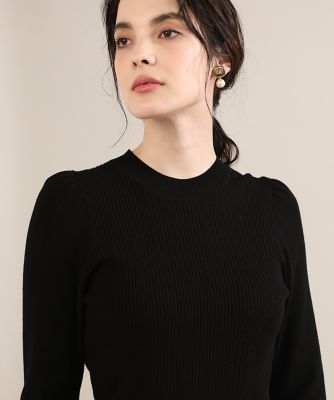 《大きいサイズ》パフスリーブリブニット《Ｍａｇｌｉｅ　ｐａｒ　ｅｆ－ｄｅ》（５１２４１７０８０９）