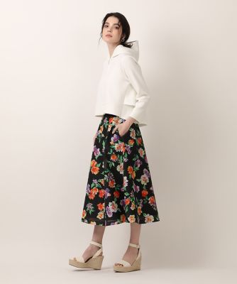 《大きいサイズ》フラワープリントスカート《Ｍａｇｌｉｅ　ｐａｒ　ｅｆ－ｄｅ》（５１３１１５２８０３）