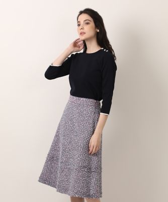 《大きいサイズ》スカラッププルオーバーニット《Ｍａｇｌｉｅ　ｐａｒ　ｅｆ－ｄｅ》（５１３１１７０８１０）