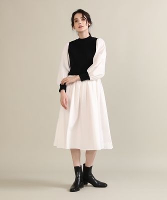 《Ｍ　Ｍａｇｌｉｅ　ｌｅ　ｃａｓｓｅｔｔｏ》ドッキングニットワンピース（５１３１１７２２０２）
