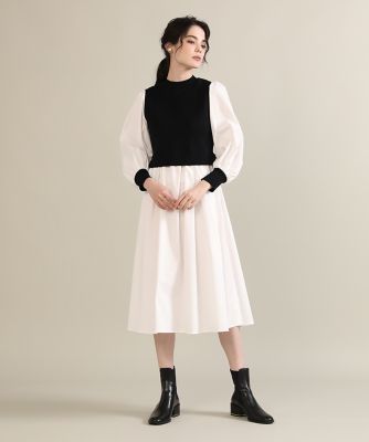 《Ｍ　Ｍａｇｌｉｅ　ｌｅ　ｃａｓｓｅｔｔｏ》ドッキングニットワンピース（５１３１１７２２０２）