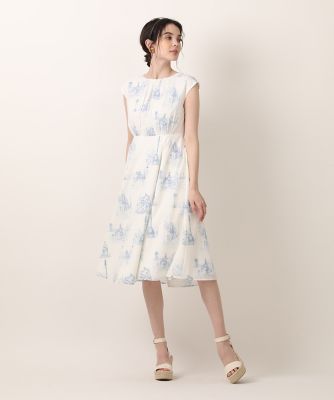 ＜Maglie le cassetto  (Women)＞風景柄ワンピース（５１３２１２１００５）