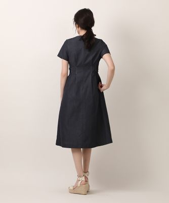 《大きいサイズ》デニムワンピース　《Ｍ　Ｍａｇｌｉｅ　ｌｅ　ｃａｓｓｅｔｔｏ》（５１３２１２１５０３）