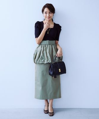 《曽田茉莉江コラボ》２ＷＡＹバルーンタイトスカート（５１３２１５２２０８）