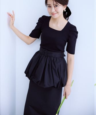 《曽田茉莉江コラボ》２ＷＡＹバルーンタイトスカート（５１３２１５２２０８）