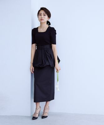 《曽田茉莉江コラボ》２ＷＡＹバルーンタイトスカート（５１３２１５２２０８）