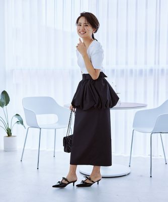 《曽田茉莉江コラボ》２ＷＡＹバルーンタイトスカート（５１３２１５２２０８）