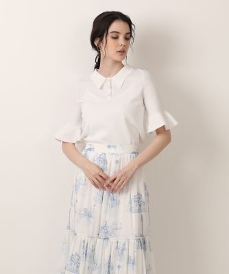 ＜Maglie le cassetto  (Women)＞ポロ衿ニット（５１３２１７００１６）