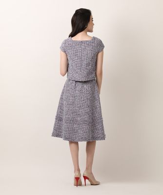 chico サテンキャミ付きオーガンジーミニワンピース ミニ