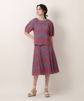 刺繍レースブラウス（５１３２１８２３０２）