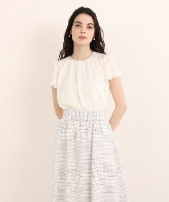 ＜Maglie le cassetto  (Women)＞レースブラウス（５１３２１９０００５）