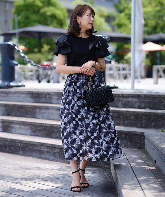 楽天市場】バタフライスリーブ シフォンの通販