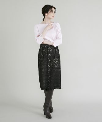 大きいサイズ》トルコレースタイトスカート