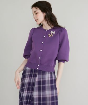 セール】 《大きいサイズ》ビジューカーディガン《Maglie par ef