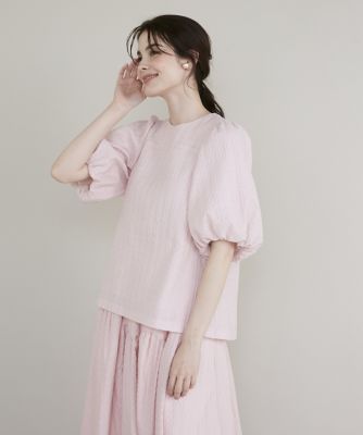 ふくれジャガードブラウス（5133182001） | Maglie le