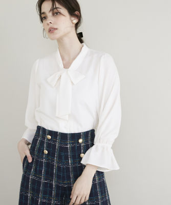 ＜Maglie le cassetto  (Women)＞リボンタイブラウス（５１３３１８２００２）