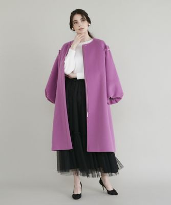 大きなパールデザインコート